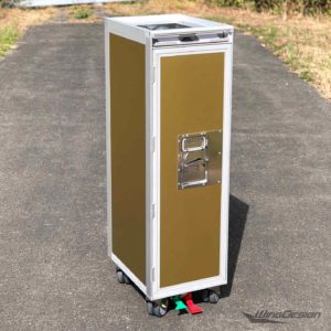 Flugzeugtrolley Gold Foliert neu Anwendungsbeispiel
