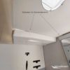 Flugzeugtoilette Lavatory WC - Defekte Decke