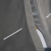 Flugzeugsitzbank ex. Eurowings Grau-Anthrazit Rückenlehne mit Zierstreifen