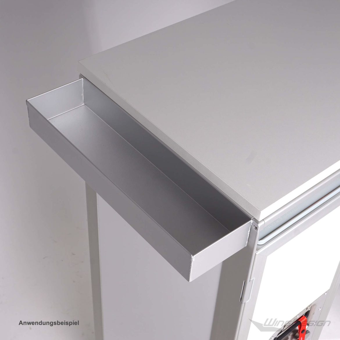 VanDeBord Flugzeugtrolley Barbrett - Bambus Schneidebrett Für Airline Trolleys